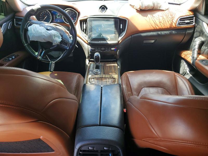 2018 Maserati Ghibli VIN ZAM57XSL9J1286617 COPART salvage auction — FRONT END, Nv - Salvage Title, sold $1,150 on 2026-09-28 (photo 8)
