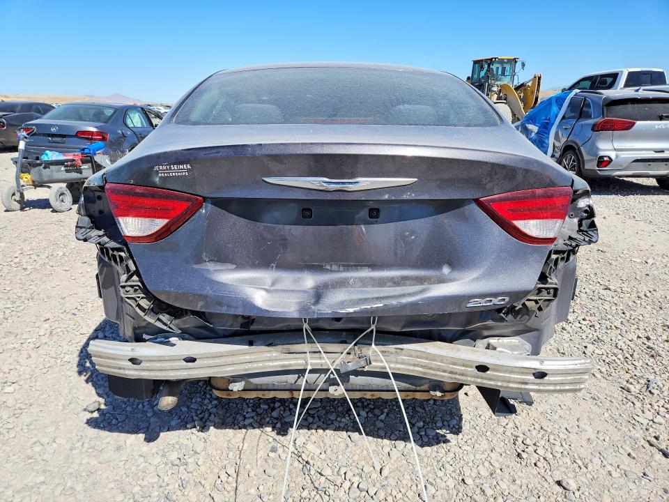 2015 Chrysler 200 VIN 1C3CCCAB3FN657400 COPART salvage auction — REAR END, Ut - Salvage Certificate, sold $600 on 2026-09-27 (photo 6)