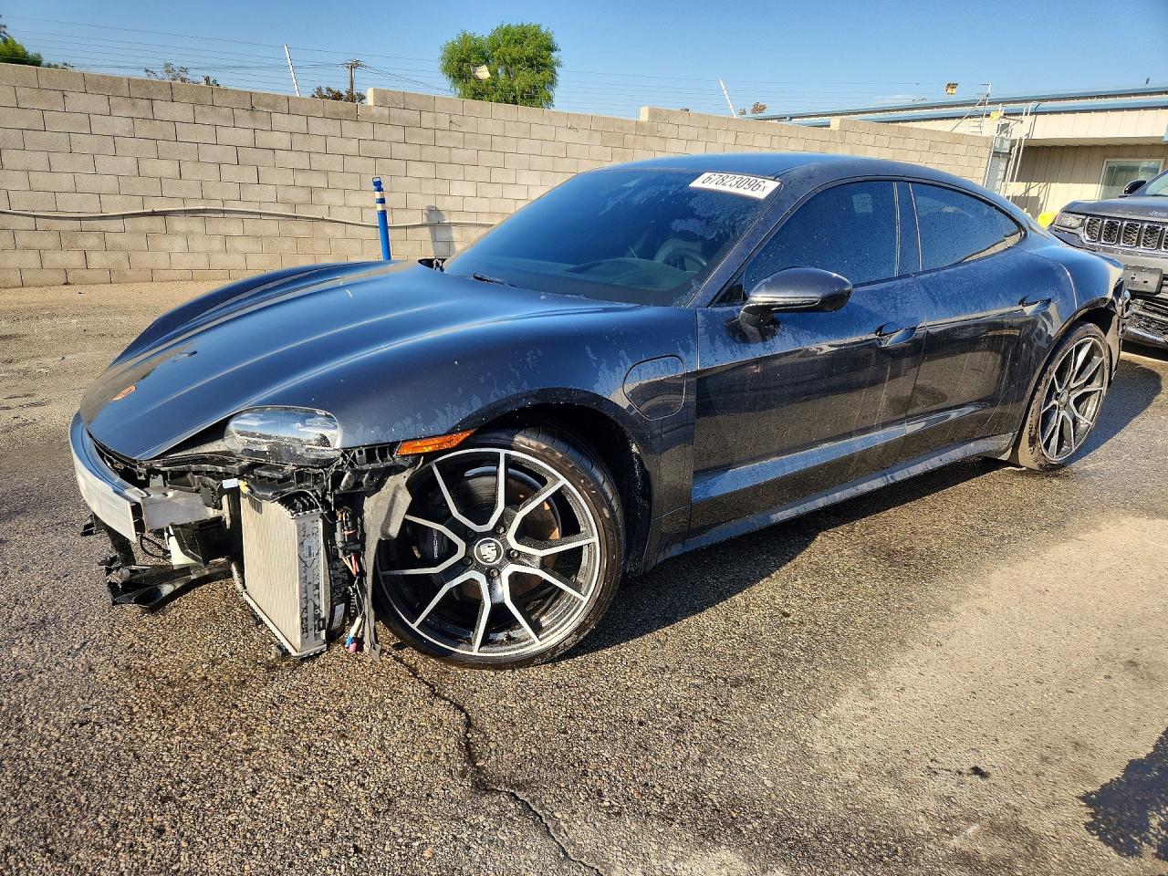 2022 Porsche Taycan VIN WP0AA2Y17NSA17273 — COPART salvage auction photo