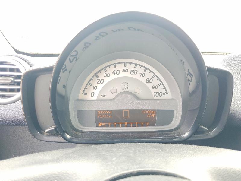 2015 Smart Fortwo VIN WMEEJ3BA2FK800890 COPART salvage auction — MECHANICAL, Tx - Certificate Of Title, sold $600 on 2026-09-17 (photo 9)