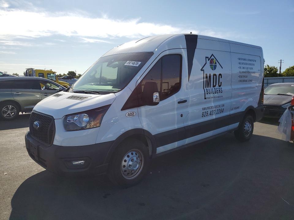 2024 Ford Transit VIN 1FTBR1C82RKA07006 — COPART salvage auction photo