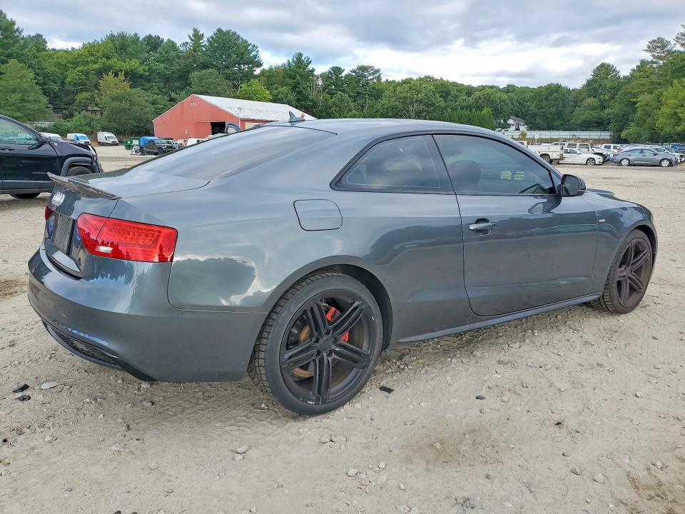 2013 Audi A5 VIN WAUMFAFR9DA072033 COPART salvage auction — MECHANICAL, MA - CERT OF TITLE-RECONSTRCTD COLL, sold $0 on 2026-10-03 (photo 3)