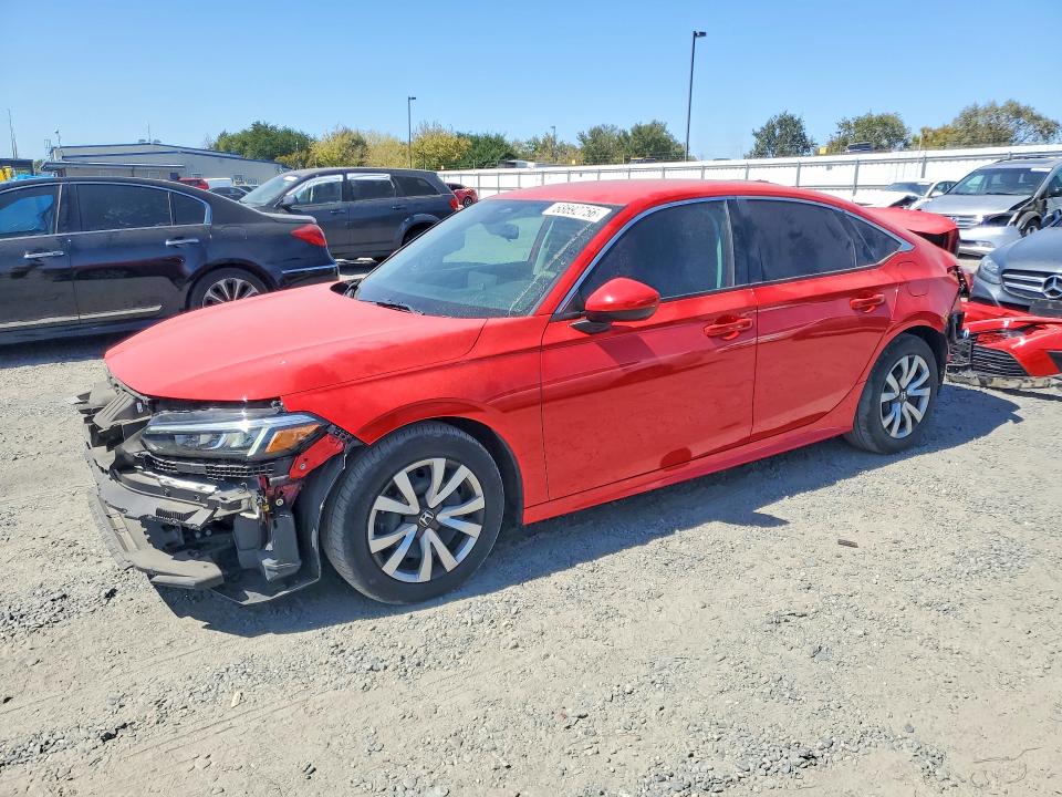 2022 Honda Civic VIN 2HGFE2F28NH548459 — COPART salvage auction photo