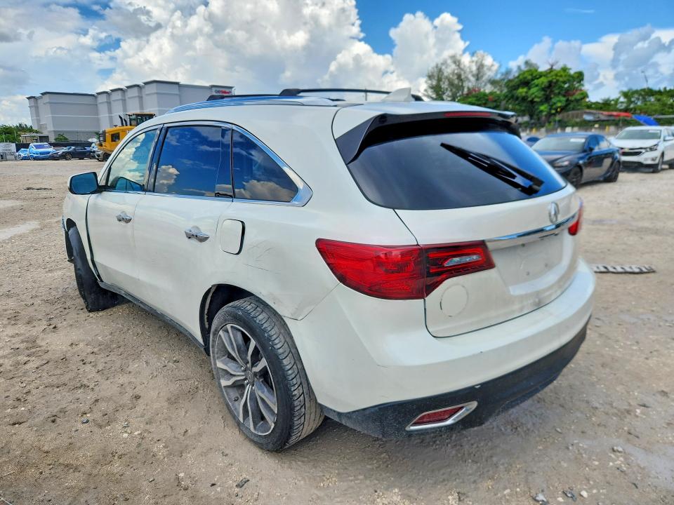 2014 Acura Mdx VIN 5FRYD3H44EB016452 COPART salvage auction — SIDE, Salvage Title, sold $300 on 2026-09-15 (photo 2)