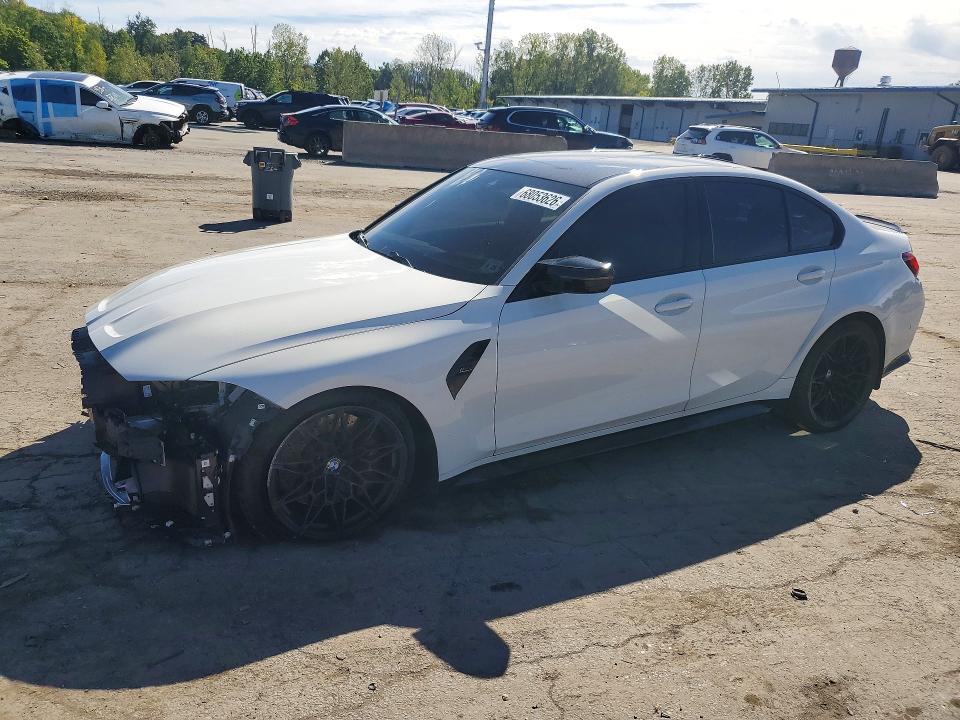 2024 BMW M3 VIN WBS43AY04RFT08469 — COPART salvage auction photo