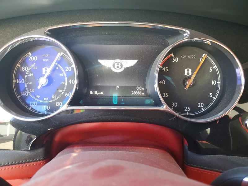 2018 Bentley Mulsanne VIN SCBBG7ZH2JC003796 COPART salvage auction — FRONT END, Ca - Dis/Dlr/Exp Only Clean Title (P), sold $68,000 on 2026-09-14 (photo 9)