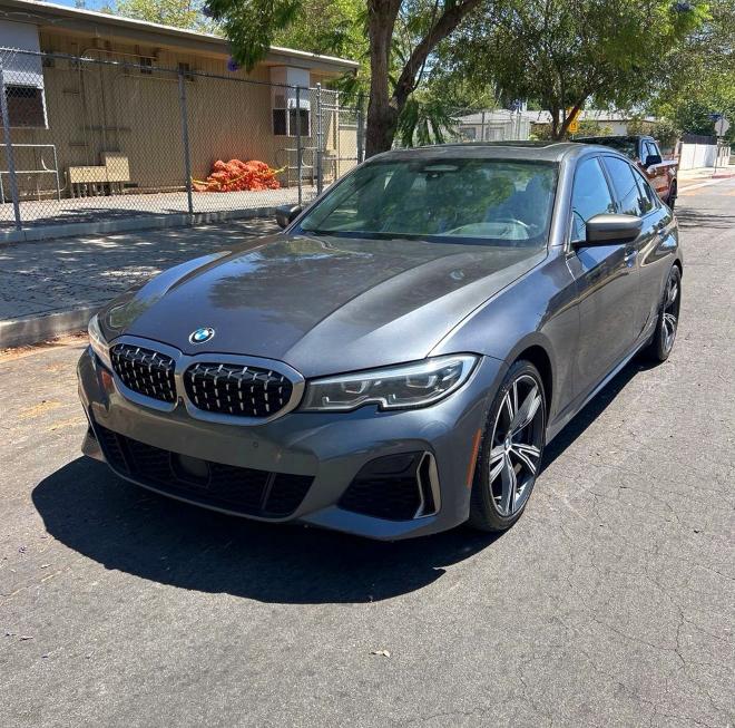 2020 BMW 3er VIN WBA5U7C02LFH47583 COPART salvage auction — NORMAL WEAR, Ca - Certificate Of Title (P), sold $12,900 on 2026-10-08 (photo 1)