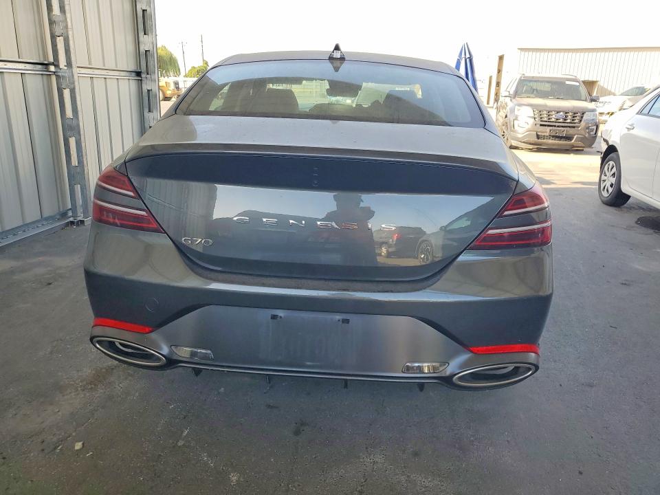 2026 Genesis G70 VIN KMTG14SC2TU170241 COPART salvage auction — FRONT END, Fl - Cert Of Title Slvg Rebuildable, sold $11,000 on 2026-10-01 (photo 6)