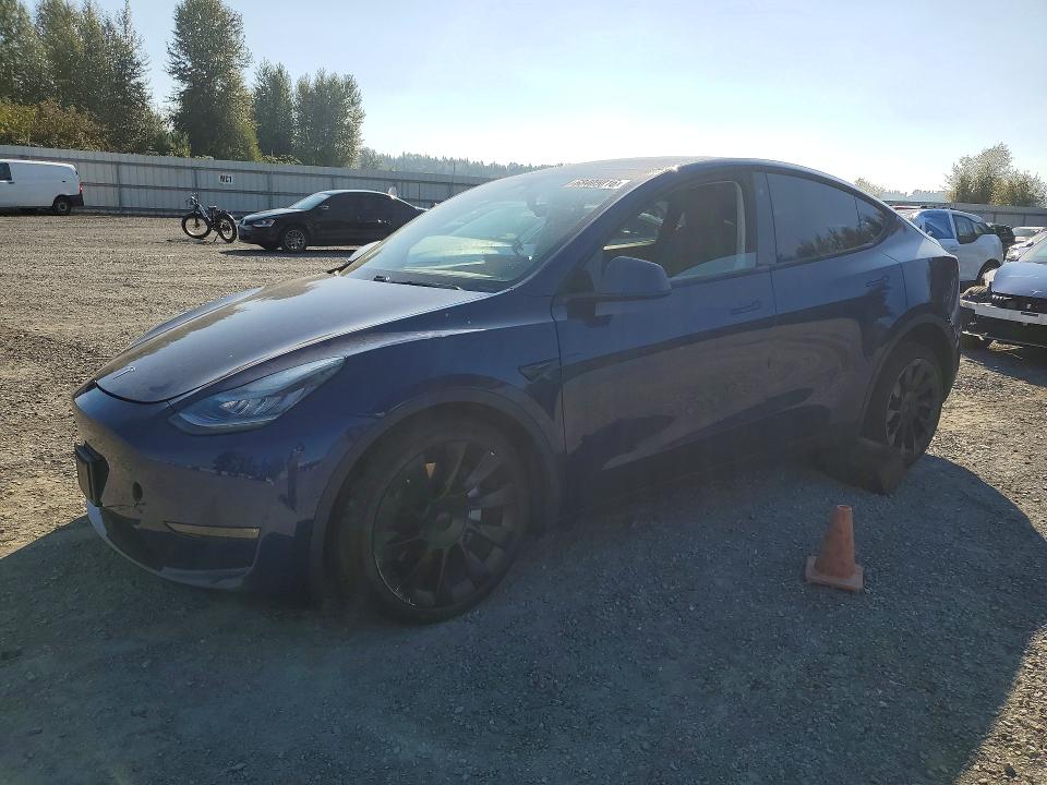 2021 Tesla Model y VIN 5YJYGDEE4MF073907 — COPART salvage auction photo