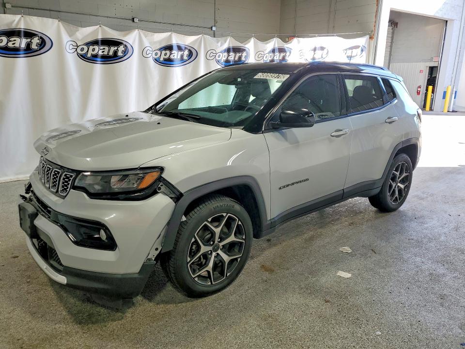2025 Jeep Compass VIN 3C4NJDCN6ST525829 — COPART salvage auction photo