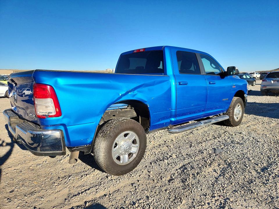 2021 Ram 2500 VIN 3C6UR5DL1MG522959 COPART salvage auction — REAR END, Fl - Certificate Of Title (P), sold $11,600 on 2026-10-09 (photo 3)
