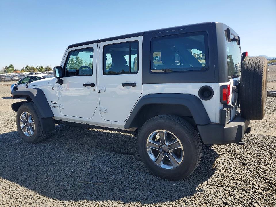 2014 Jeep Wrangler unlimited VIN 1C4BJWDG5EL106501 COPART salvage auction — MINOR DENT/SCRATCHES, OR - SALVAGE TITLE CERTIFICATE, sold $3,750 on 2026-09-29 (photo 2)