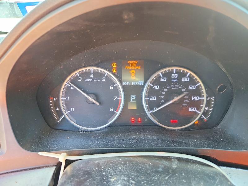 2017 Acura Ilx VIN 19UDE2F70HA012790 COPART salvage auction — FRONT END, TX - SALVAGE VEHICLE TITLE, sold $1,600 on 2026-10-05 (photo 9)