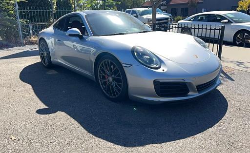 2017 Porsche 911 VIN WP0AB2A97HS123236 COPART salvage auction — MINOR DENT/SCRATCHES, Ca - Dlr/Dis/Exp Only Salvage Title (P), sold $32,000 on 2026-10-02 (photo 1)
