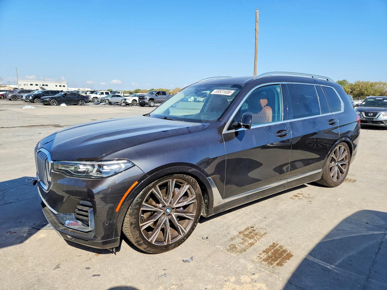 2020 BMW X7 VIN 5UXCW2C09L9B48538 — COPART salvage auction photo