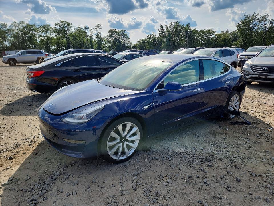 2020 Tesla Model 3 VIN 5YJ3E1EA0LF615871 COPART salvage auction — REAR END, Wv - Certificate Of Title, sold $11,500 on 2026-10-08 (photo 1)