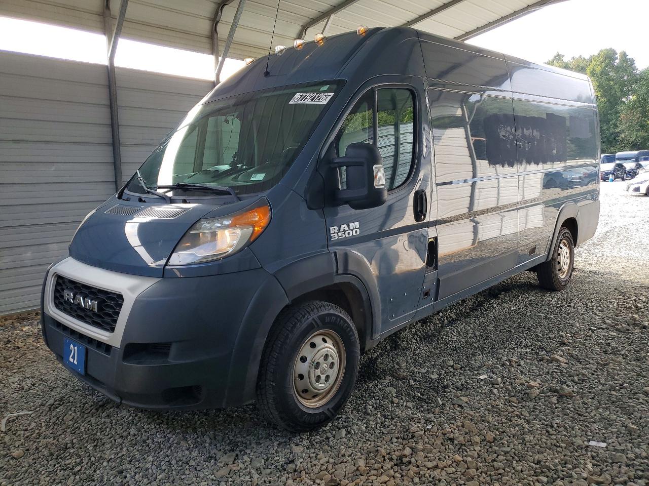 2020 Ram ProMaster 3500 VIN 3C6URVJG6LE144686 — COPART salvage auction photo
