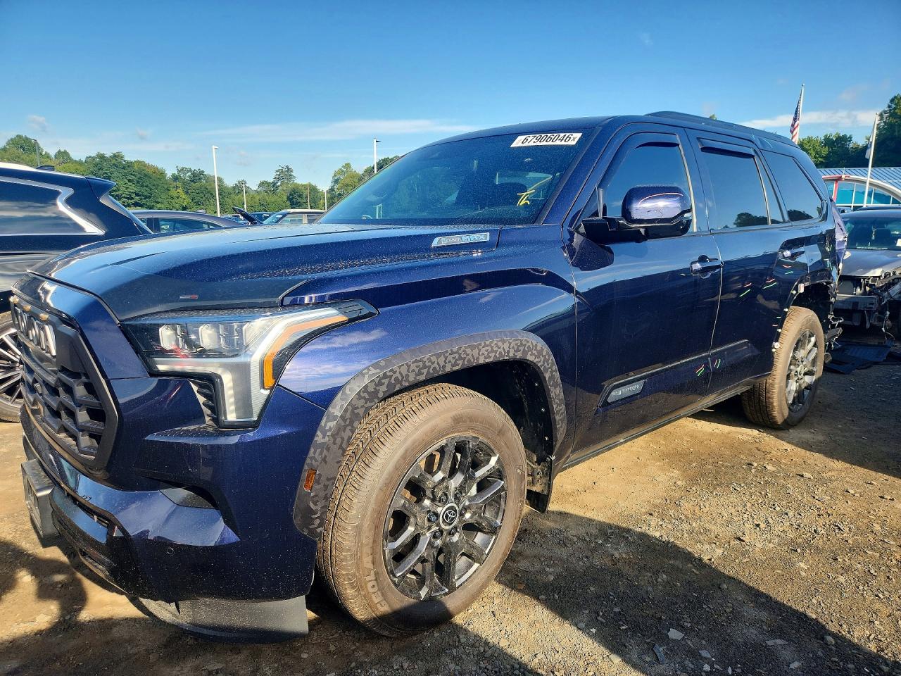 2024 Toyota Sequoia VIN 7SVAAABA0RX037380 — COPART salvage auction photo