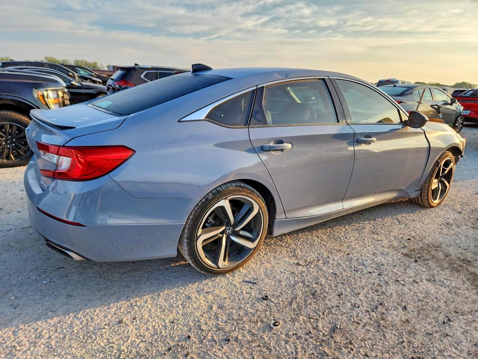 2021 Honda Accord VIN 1HGCV1F34MA015124 COPART salvage auction — FRONT END, Tx - Certificate Of Title, sold $9,400 on 2026-10-13 (photo 3)