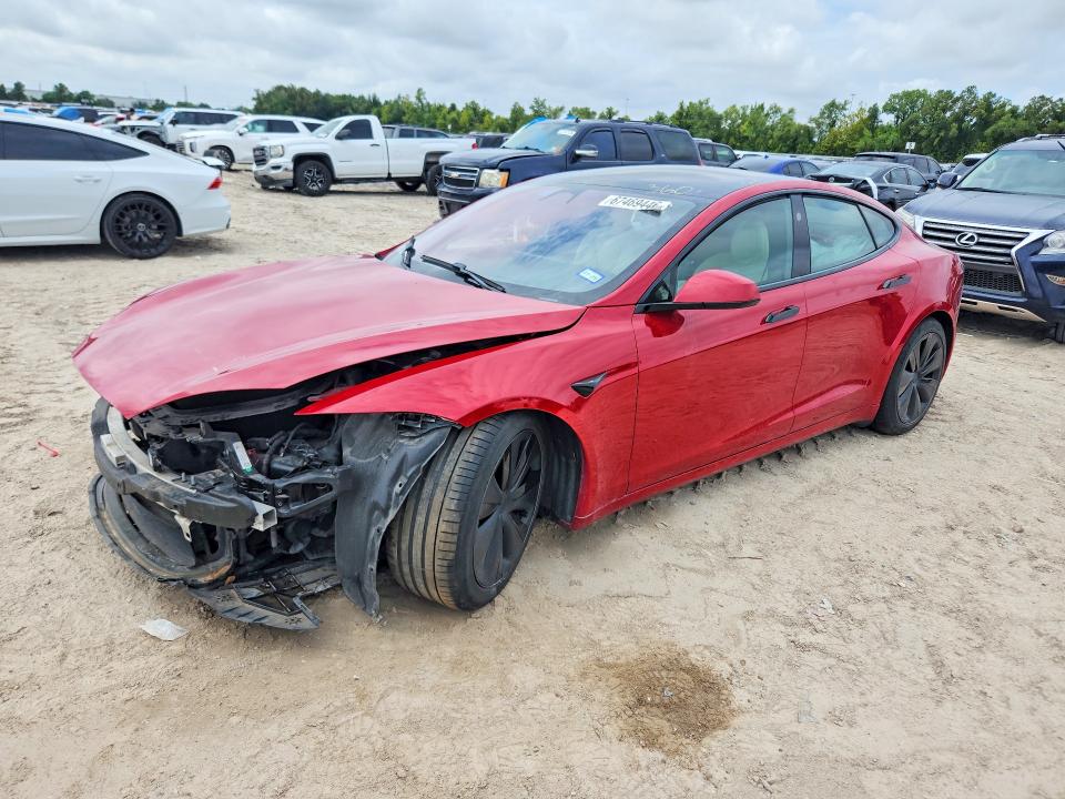 2022 Tesla Model s VIN 5YJSA1E66NF496696 — COPART salvage auction photo