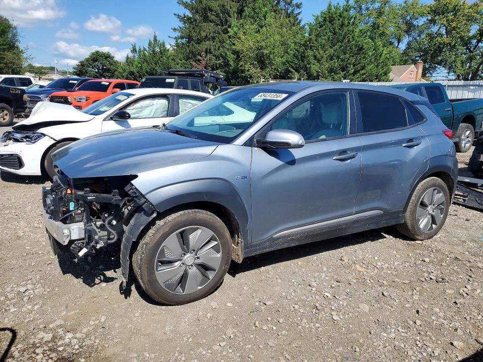 2019 Hyundai Kona VIN KM8K53AG0KU031067 — COPART salvage auction photo