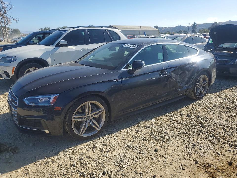 2018 Audi A5 VIN WAUENCF50JA128033 — COPART salvage auction photo