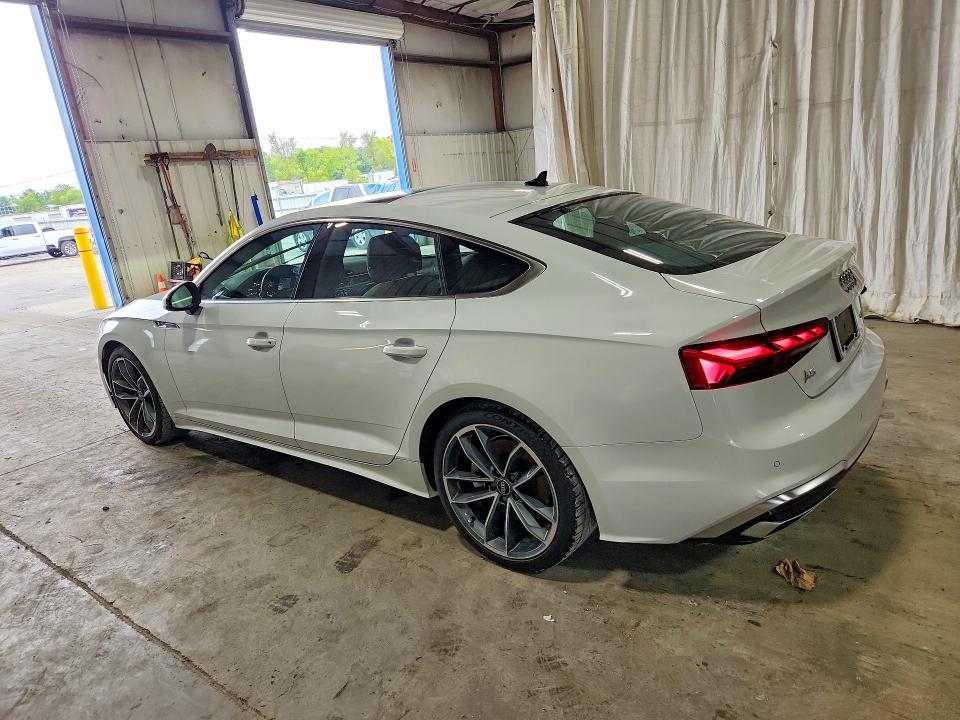 2024 Audi A5 VIN WAUFACF52RA003479 COPART salvage auction — SIDE, NY - MV-907A SALVAGE CERTIFICATE, sold $20,600 on 2026-09-21 (photo 2)