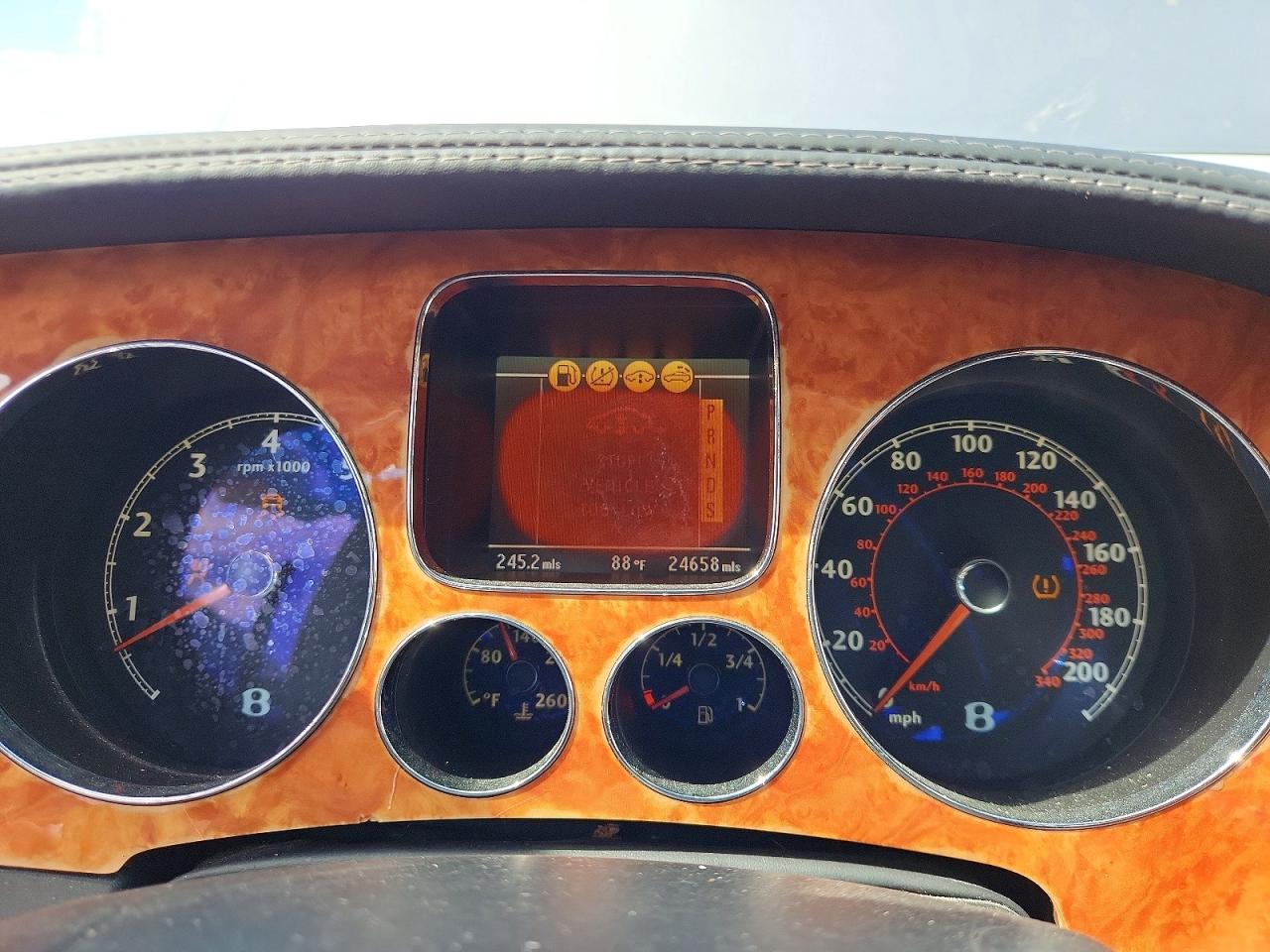 2007 Bentley Continental VIN SCBDR33WX7C045791 COPART salvage auction — Front End, Ct - Clean Title, sold $13,000 on 2026-09-25 (photo 9)
