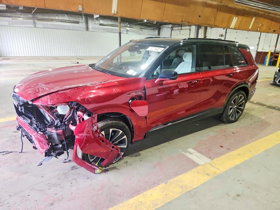2026 Cadillac Vistiq VIN 1GYC3NML6TZ701030 COPART salvage auction — FRONT END, NY - CERTIFICATE OF TITLE, sold $23,250 on 2026-09-22 (photo 1)