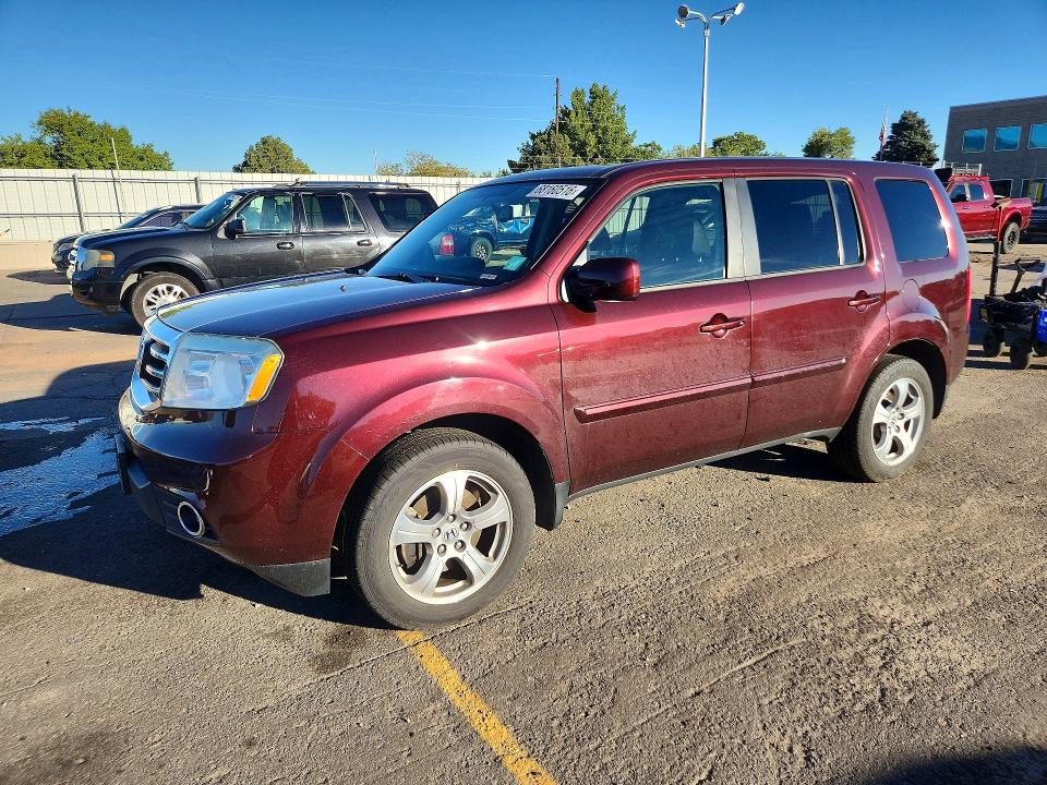 2015 Honda Pilot VIN 5FNYF4H51FB059562 — COPART salvage auction photo