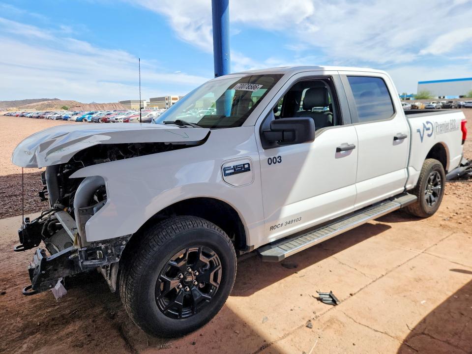 2025 Ford F-150 lightning VIN 1FT6W1B78SWG00077 — COPART salvage auction photo