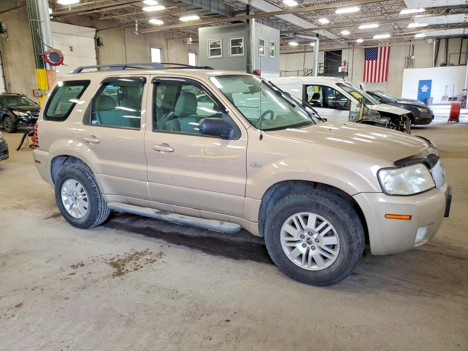 2007 Mercury Mariner VIN 4M2CU80Z57KJ11621 COPART salvage auction — WATER/FLOOD, MN - CERT OF TITLE-SALVAGE, sold $500 on 2026-10-08 (photo 4)