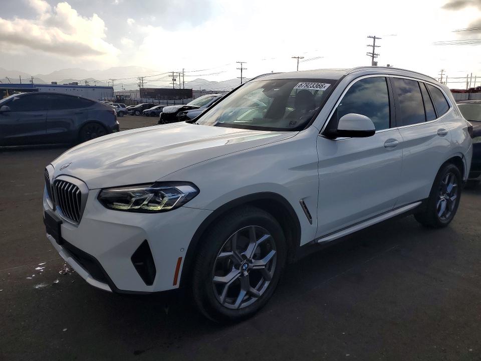 2023 BMW X3 VIN 5UX43DP03P9T08418 — COPART salvage auction photo