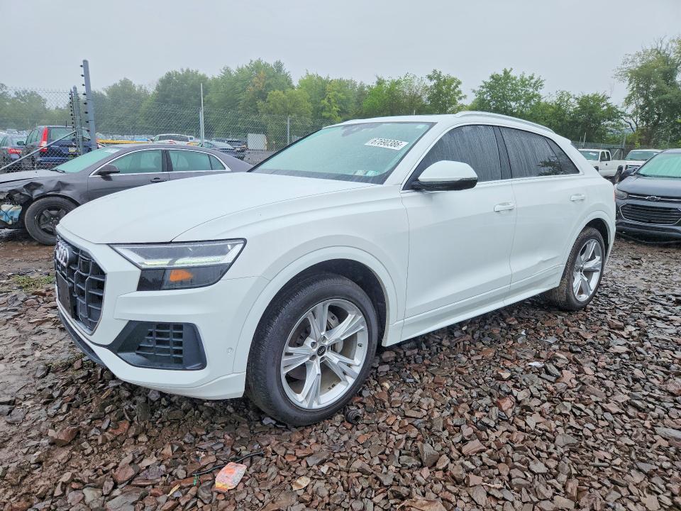 2022 Audi Q8 VIN WA1BVBF11ND021262 — COPART salvage auction photo