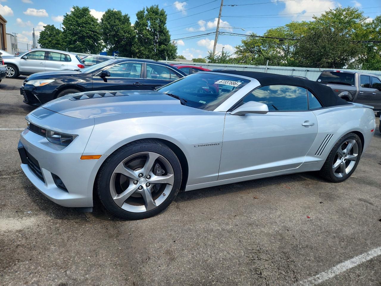 2014 Chevrolet Camaro VIN 2G1FJ3DJ9E9188552 — COPART salvage auction photo
