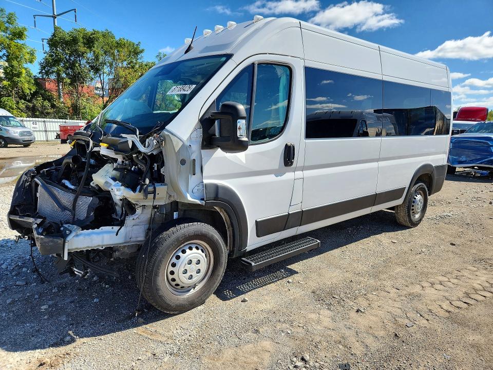 2024 Ram Promaster 2500 VIN 3C6LRVDG9RE121807 — COPART salvage auction photo