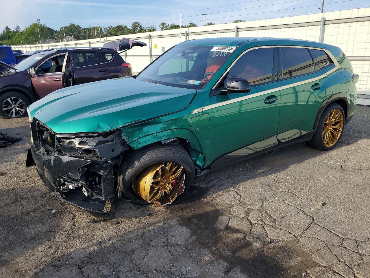 2025 BMW XM VIN 5YM23CS01S9Z15606 — COPART salvage auction photo