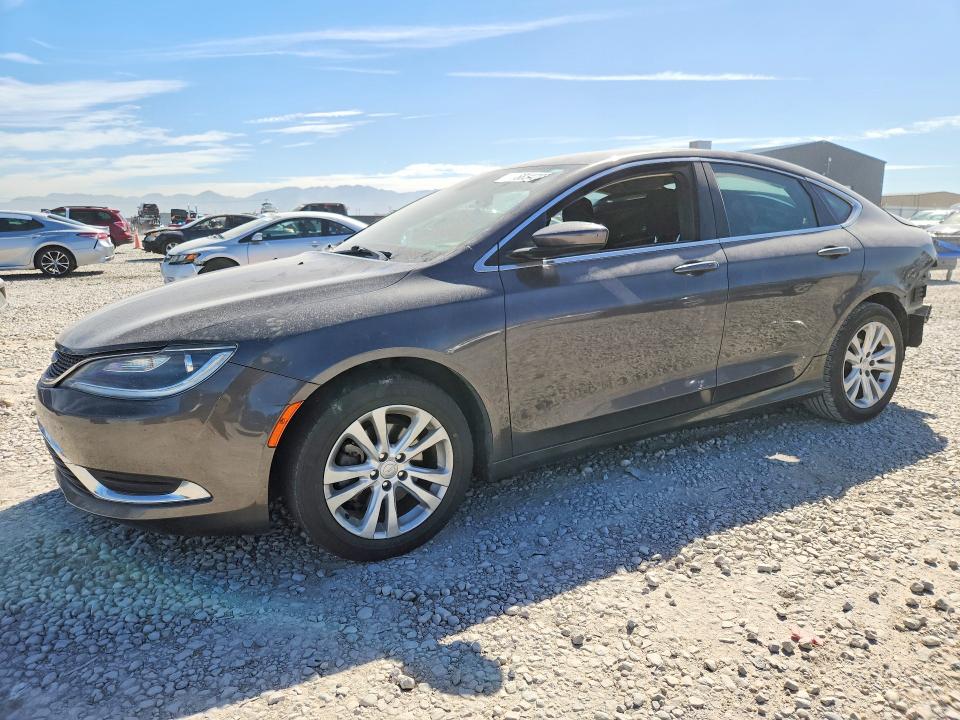 2015 Chrysler 200 VIN 1C3CCCAB3FN657400 COPART salvage auction — REAR END, Ut - Salvage Certificate, sold $600 on 2026-09-27 (photo 1)