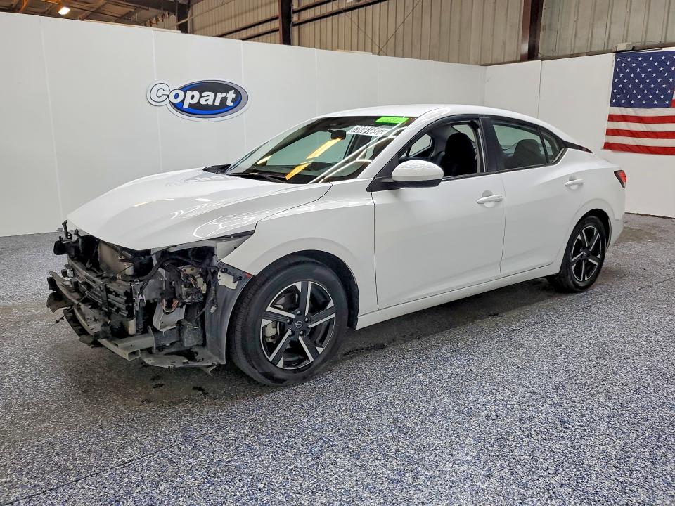 2025 Nissan Sentra VIN 3N1AB8CV5SY376175 — COPART salvage auction photo