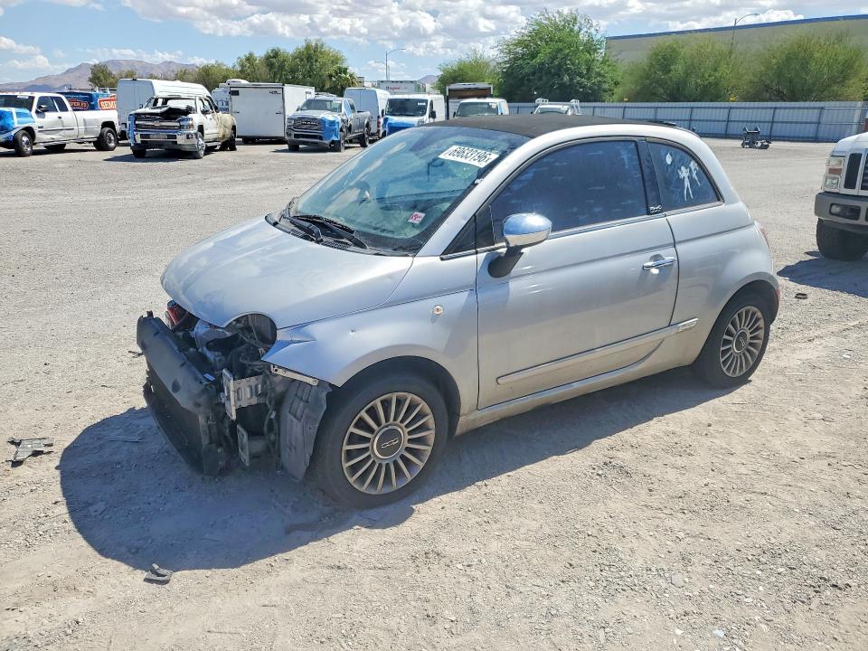 2012 Fiat 500 VIN 3C3CFFER9CT109249 COPART salvage auction — FRONT END, Salvage Title, sold $350 on 2026-09-29 (photo 1)