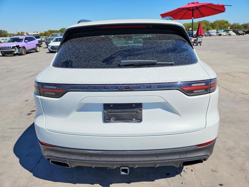 2021 Porsche Cayenne VIN WP1AE2AY9MDA24350 COPART salvage auction — FRONT END, TX - SALVAGE VEHICLE TITLE (P), sold $20,100 on 2026-09-21 (photo 6)