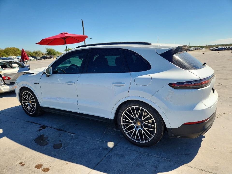 2021 Porsche Cayenne VIN WP1AE2AY9MDA24350 COPART salvage auction — FRONT END, TX - SALVAGE VEHICLE TITLE (P), sold $20,100 on 2026-09-21 (photo 2)
