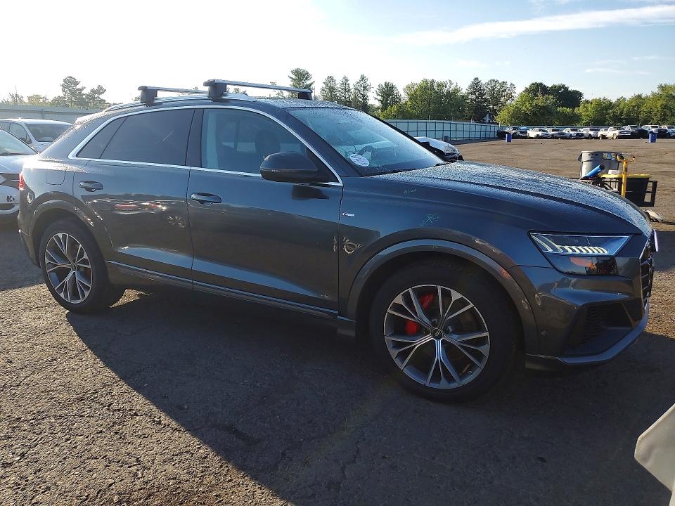 2023 Audi Q8 VIN WA1FVBF10PD046514 COPART salvage auction — ROOF, Pa - Certificate Of Salvage, sold $32,750 on 2026-09-15 (photo 4)