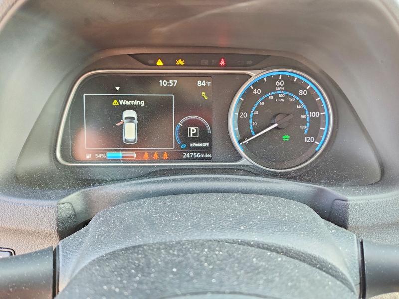 2022 Nissan Leaf VIN 1N4BZ1DV6NC551653 COPART salvage auction — FRONT END, Va - Cert Of Title - Salvage, sold $8,000 on 2026-09-30 (photo 9)