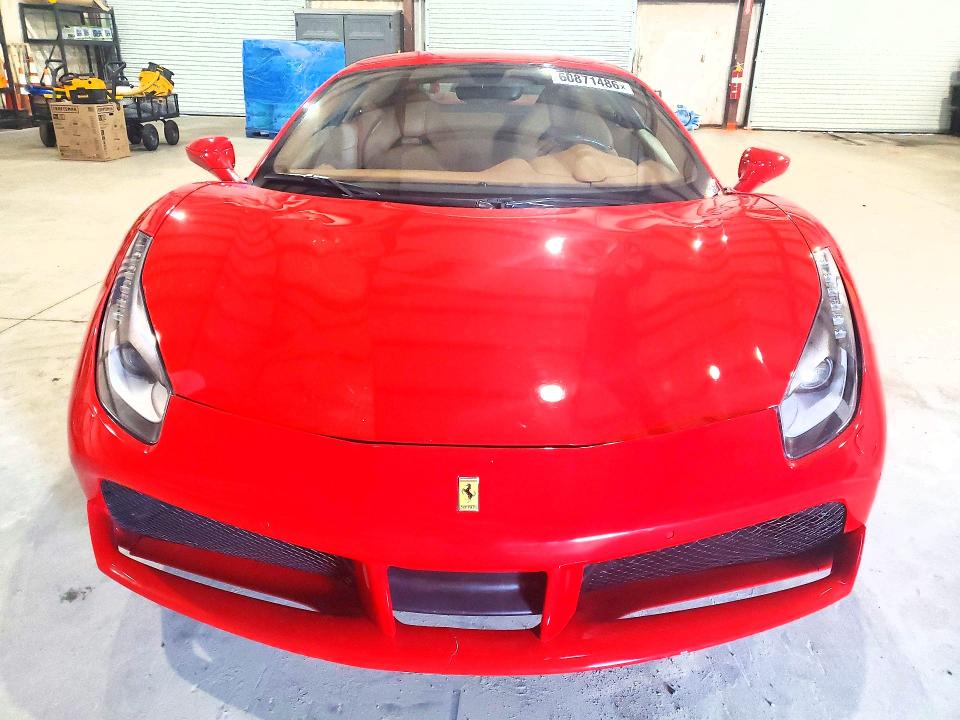 2016 Ferrari 488 gtb VIN ZFF79ALA5G0214993 COPART salvage auction — NORMAL WEAR, AZ - CERT OF TITLE-RESTORED SALVAGE, sold $45,500 on 2026-09-18 (photo 5)
