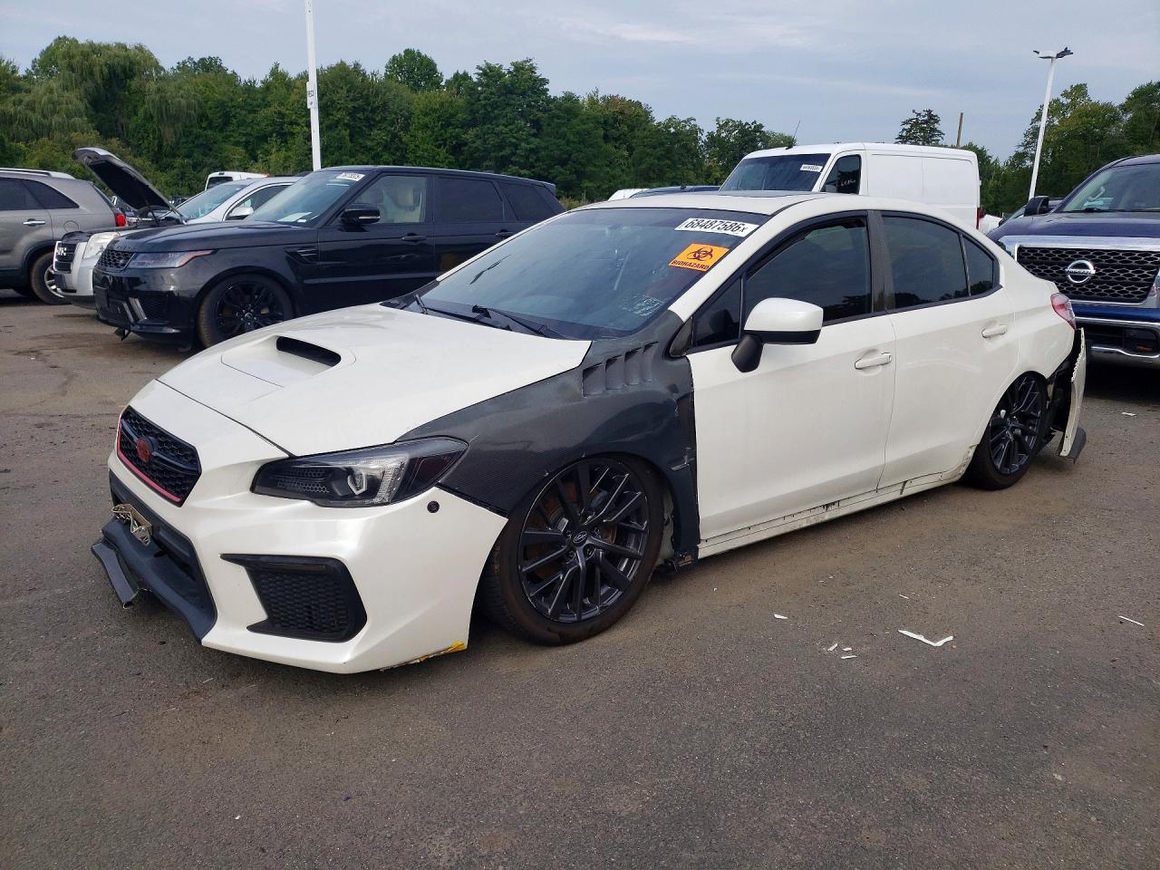 2018 Subaru WRX VIN JF1VA1C64J9804569 — COPART salvage auction photo