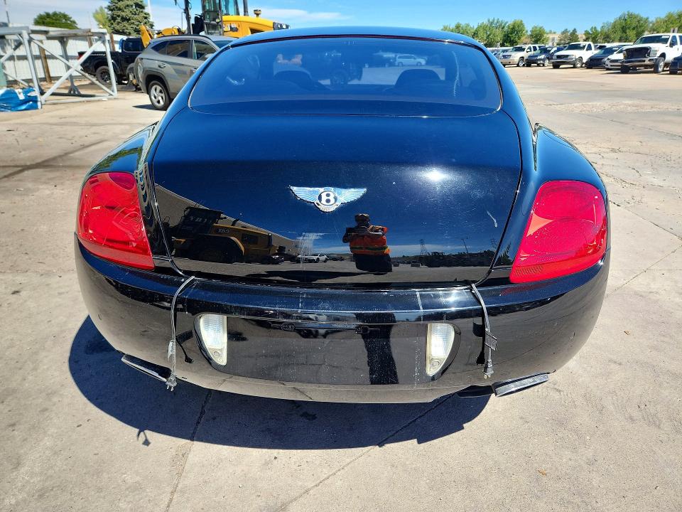 2008 Bentley Continental VIN SCBCR73W28C058488 COPART salvage auction — NORMAL WEAR, Co - Cert Of Title-Rebuilt Salvage, sold $0 on 2026-09-22 (photo 6)