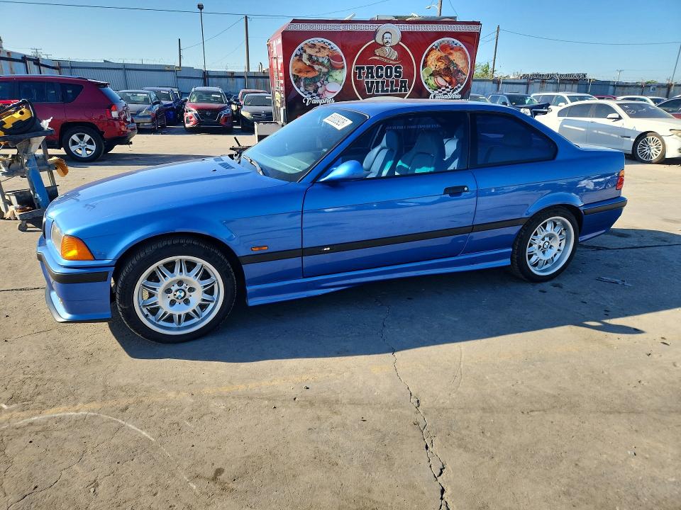 1998 BMW M3 VIN WBSBG9327WEY77921 — COPART salvage auction photo