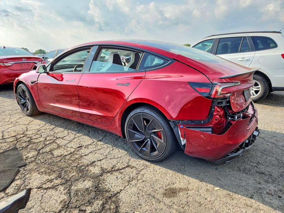 2026 Tesla Model 3 VIN 5YJ3E1ET8TF212299 COPART salvage auction — FRONT END, PA - CERTIFICATE OF SALVAGE, sold $20,700 on 2026-09-18 (photo 2)
