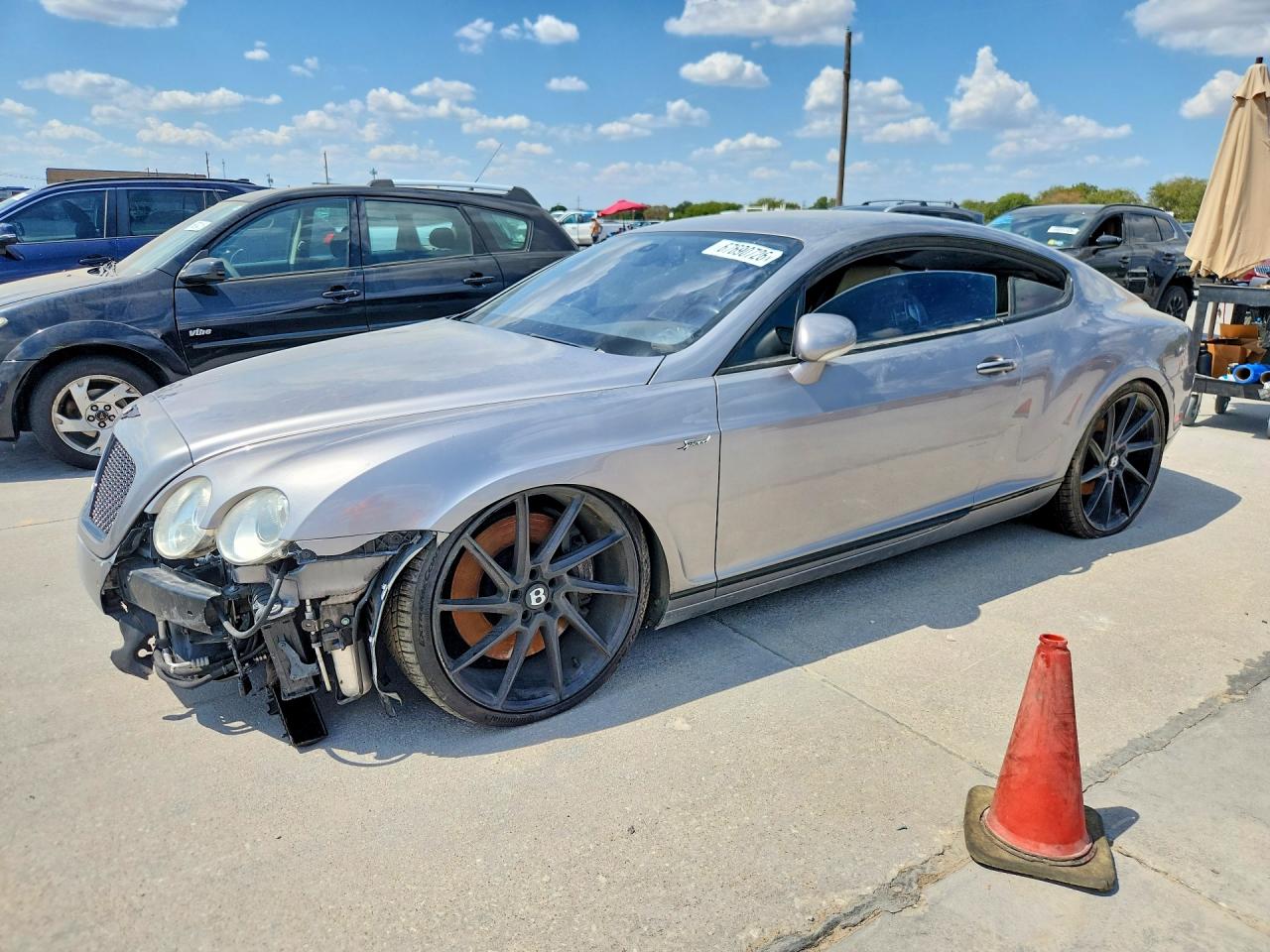 2006 Bentley Continental VIN SCBCR63W46C031607 — COPART salvage auction photo